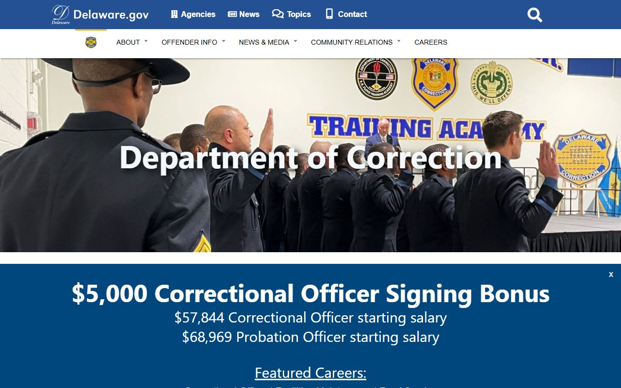 Sussex Correctional Institution for Background Check inmate records